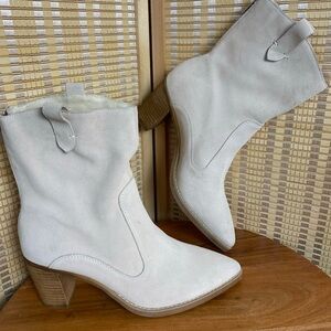 Splendid Raquel Womens 11 Mid Calf Western Boots Tapioca